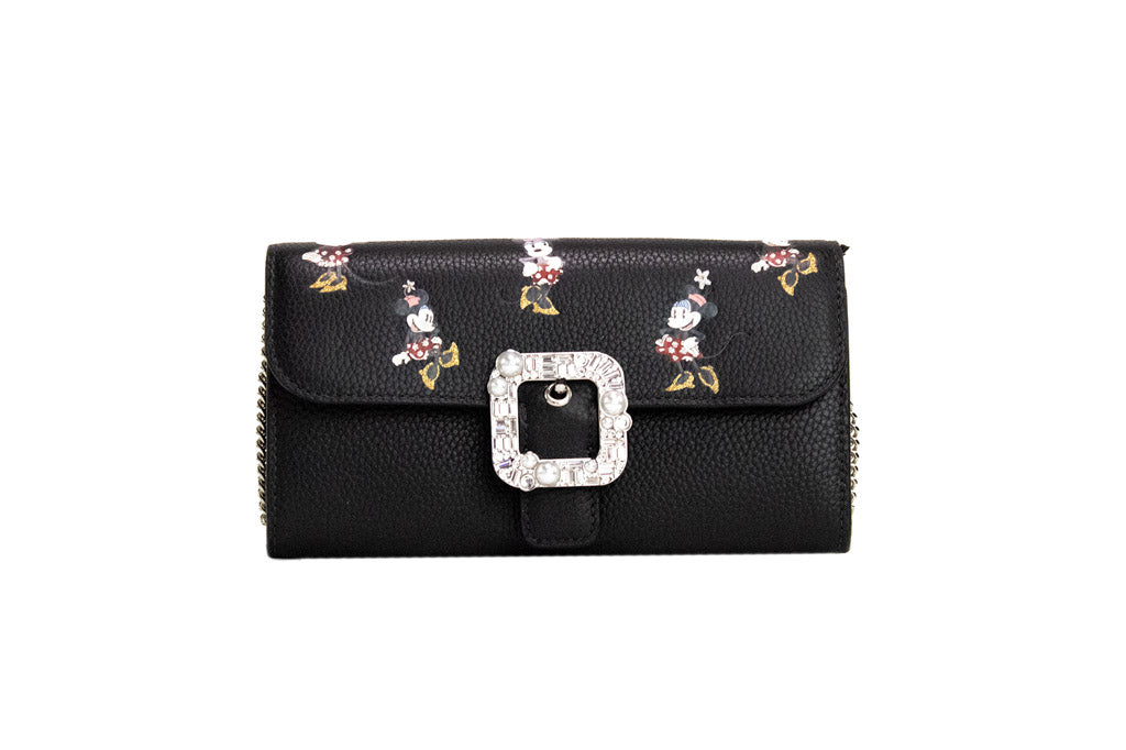Kate Spade X Disney Black Minnie Mouse Wallet Crossbody
